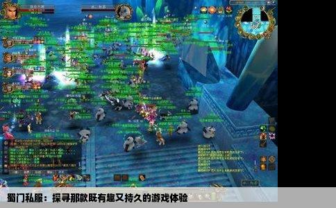 蜀门私服：探寻那款既有趣又持久的游戏体验