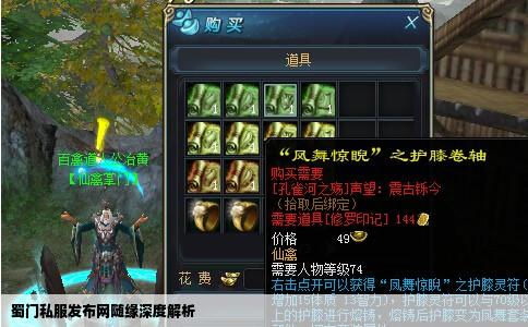 蜀门私服发布网随缘深度解析